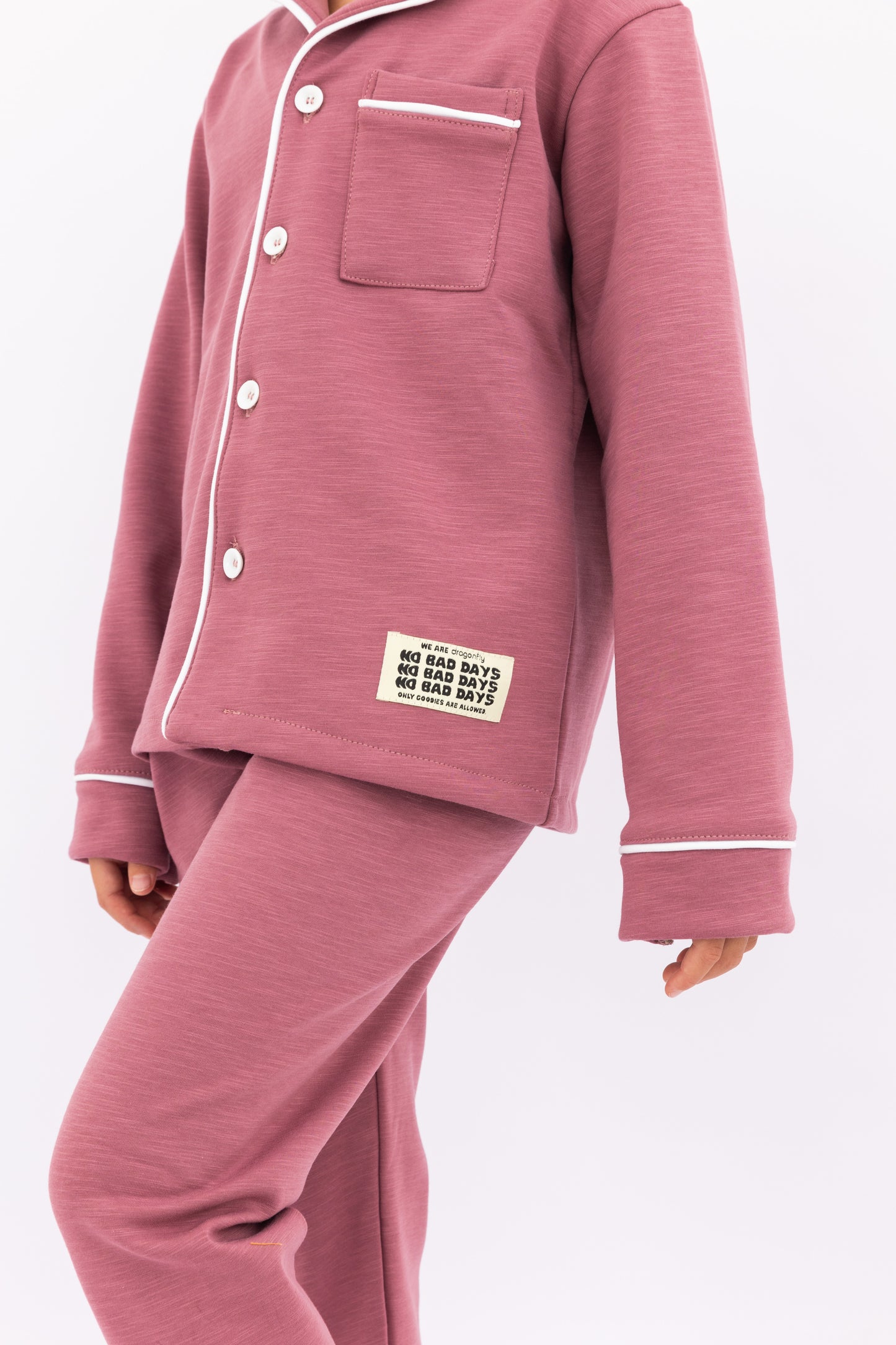 Winter Buttoned PJ - Grape