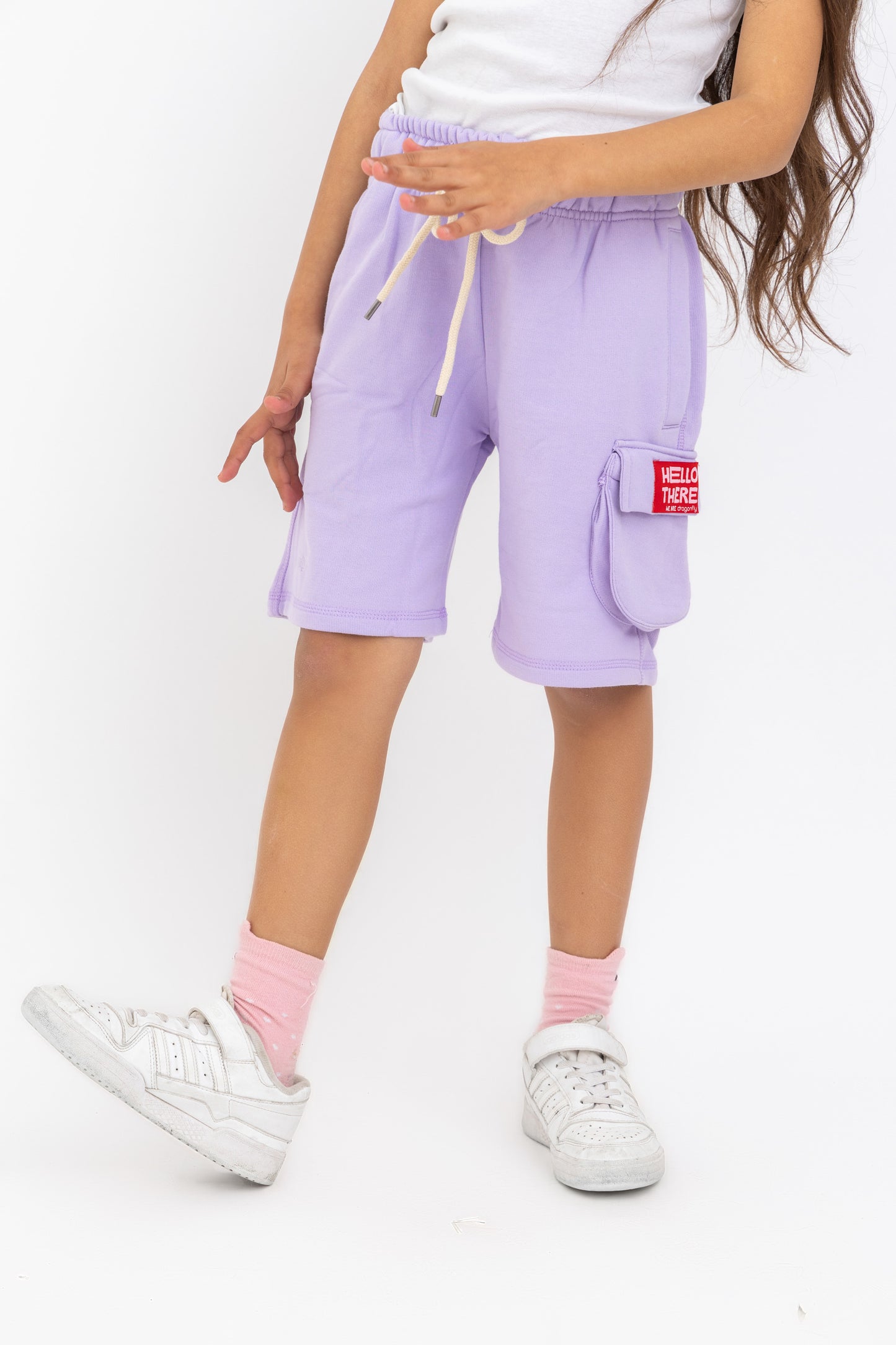 Lilac Hello There! Shorts