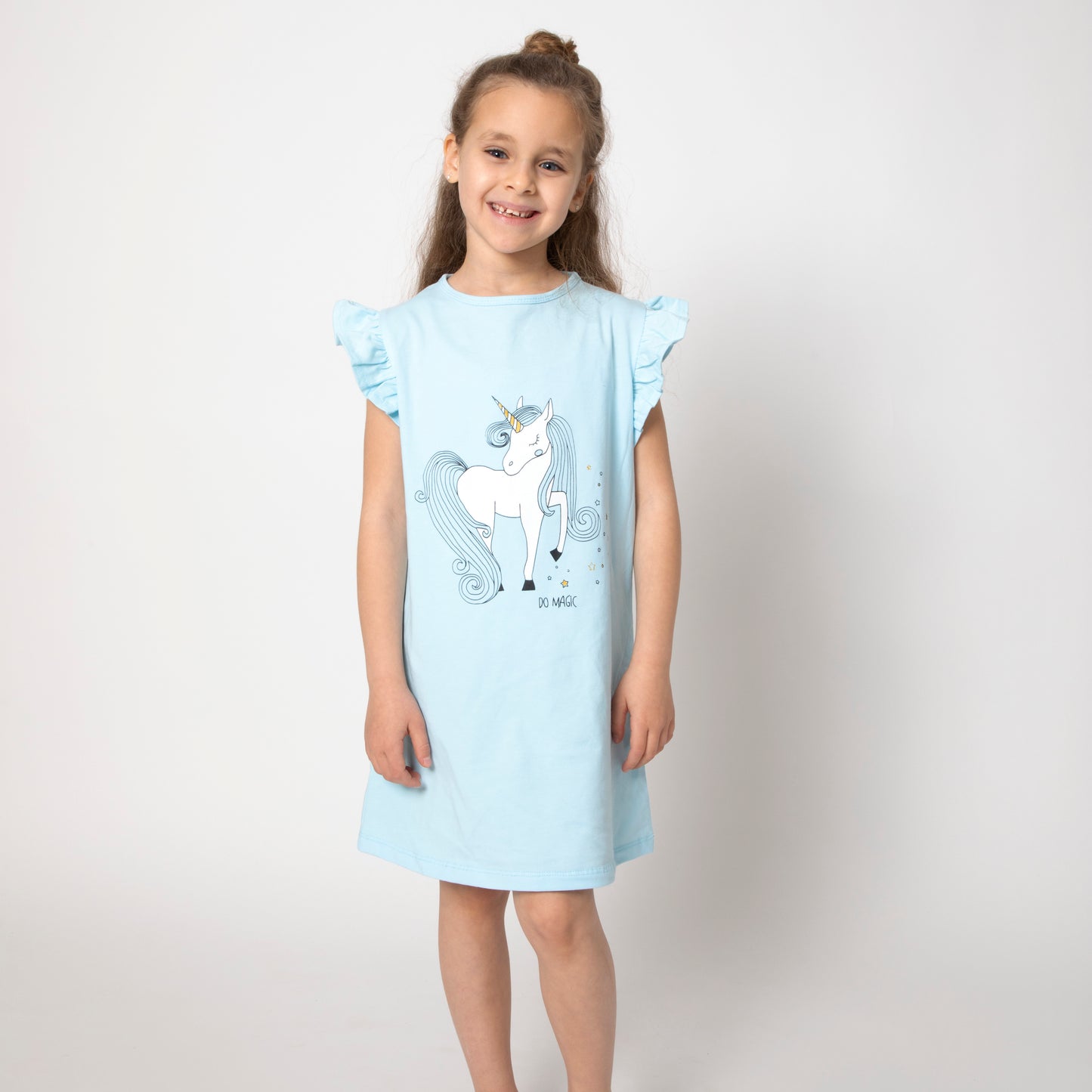 Baby Blue Magical Unicorns Nightdress