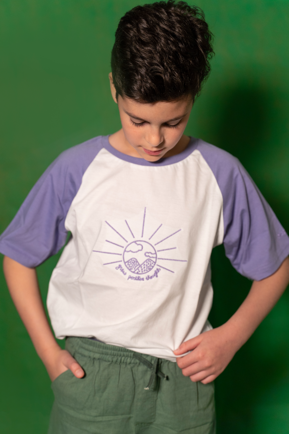 Purple Positive Thoughts T-Shirt