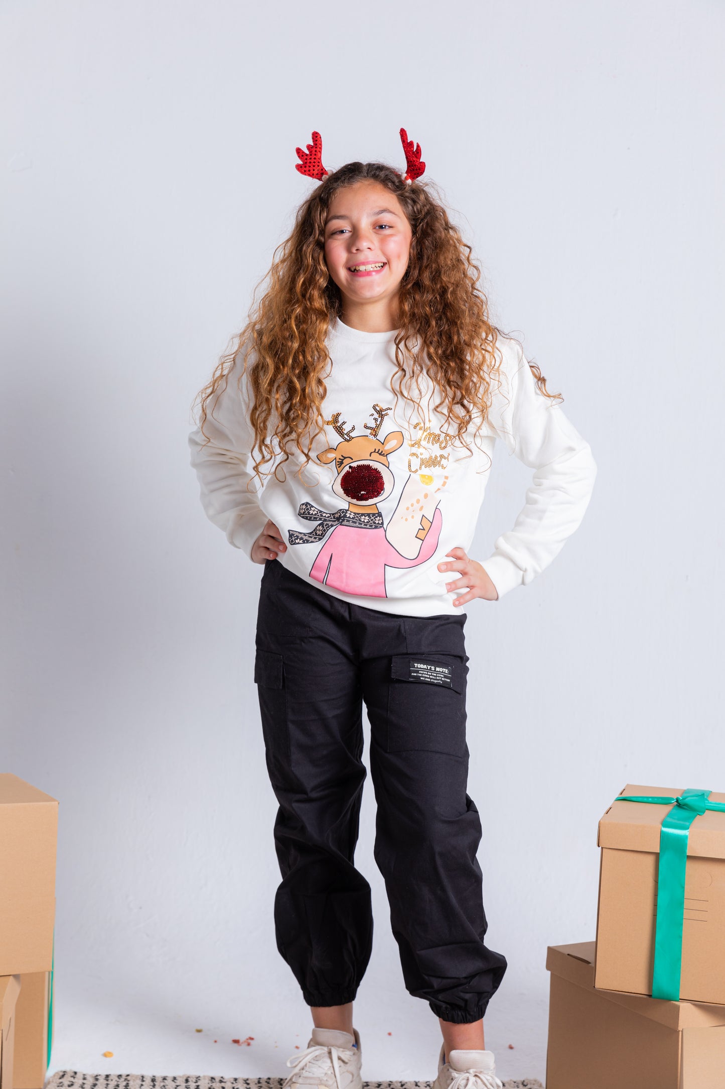 White Christmas Cheers Sweatshirt
