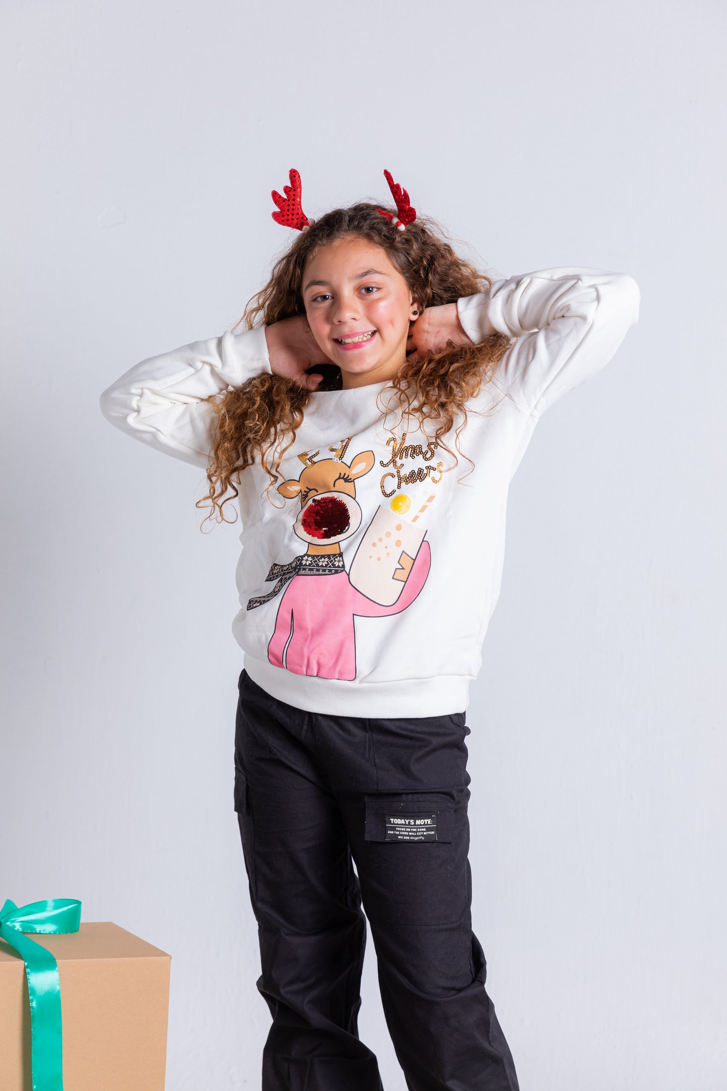 White Christmas Cheers Sweatshirt
