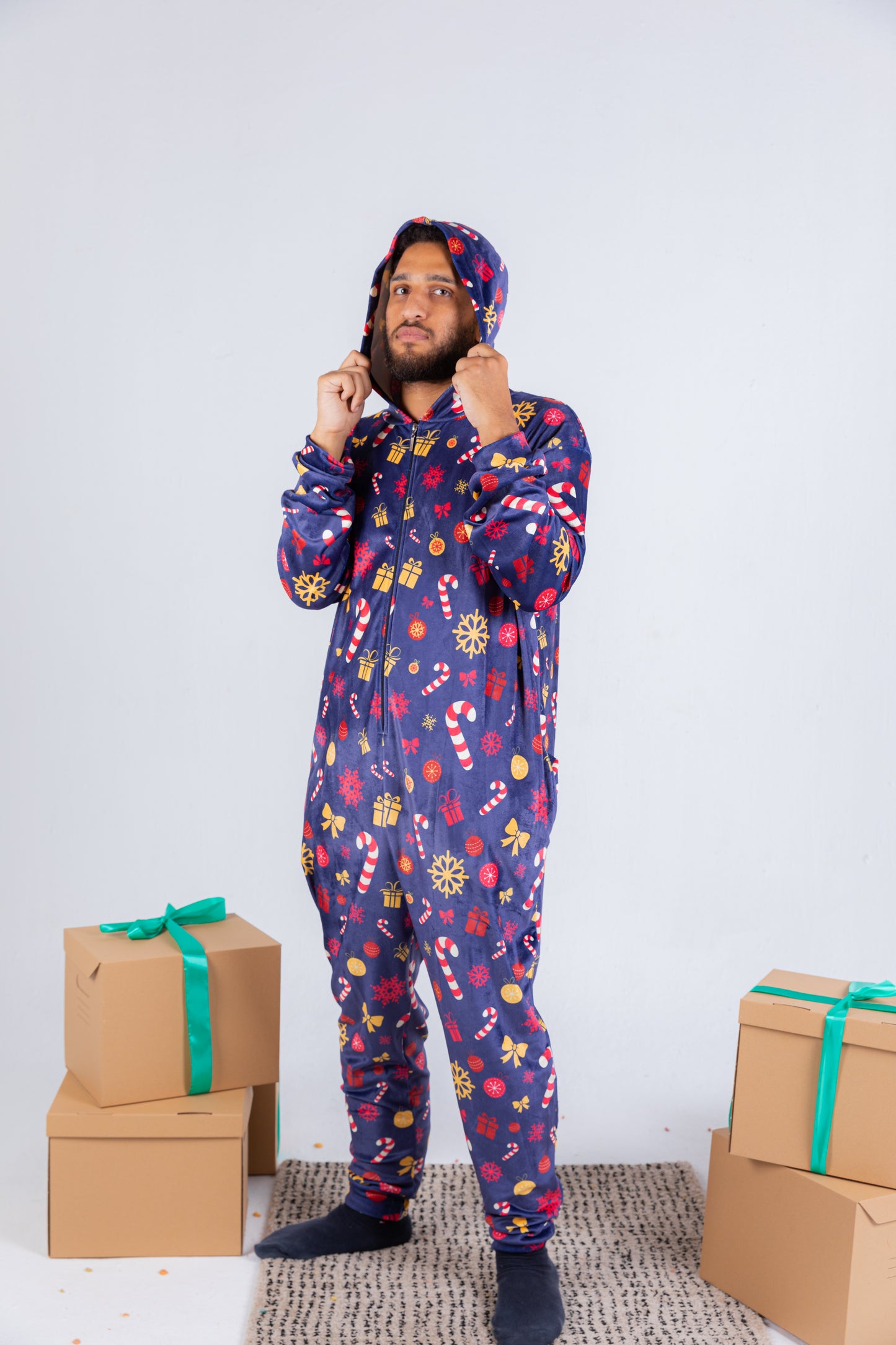 Candy Canes Onesie (Adults)