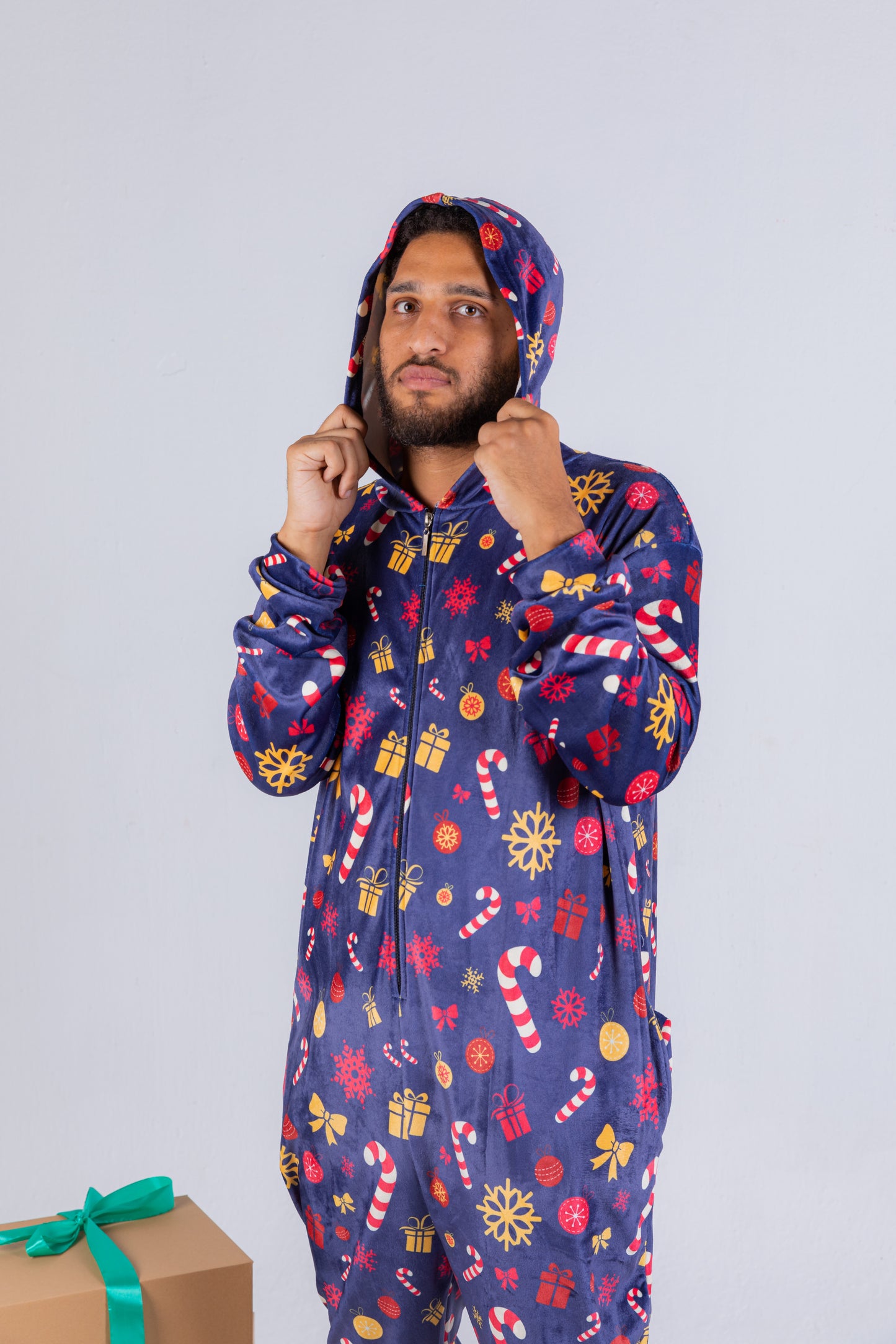 Candy Canes Onesie (Adults)
