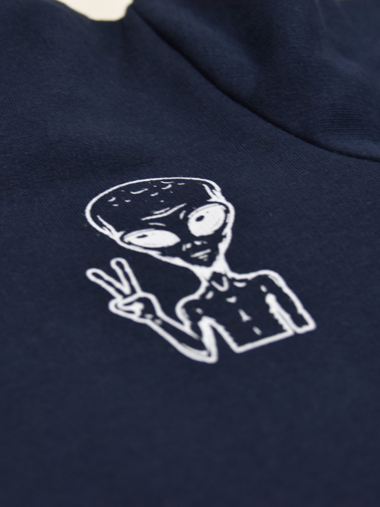 Navy Alien Hoodie