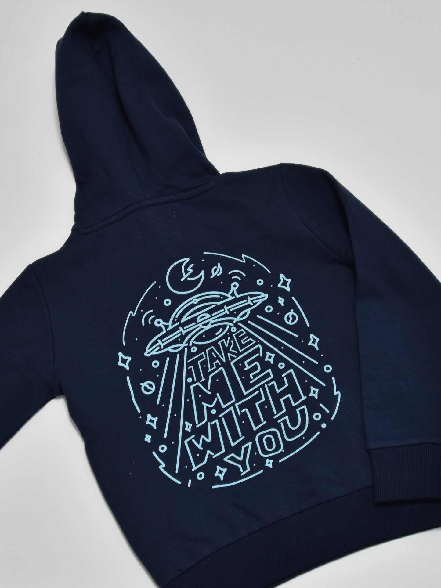 Navy Alien Hoodie