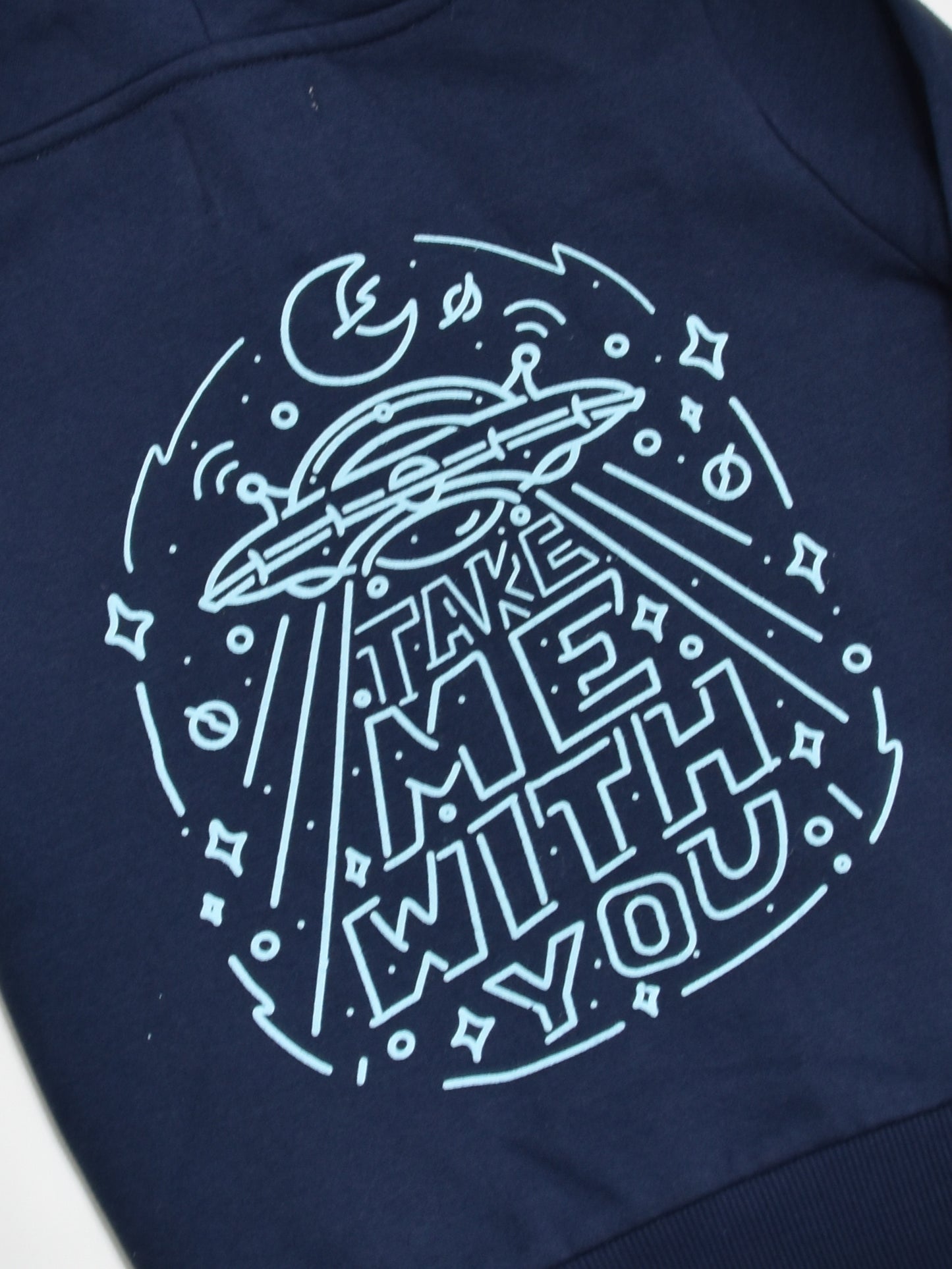 Navy Alien Hoodie