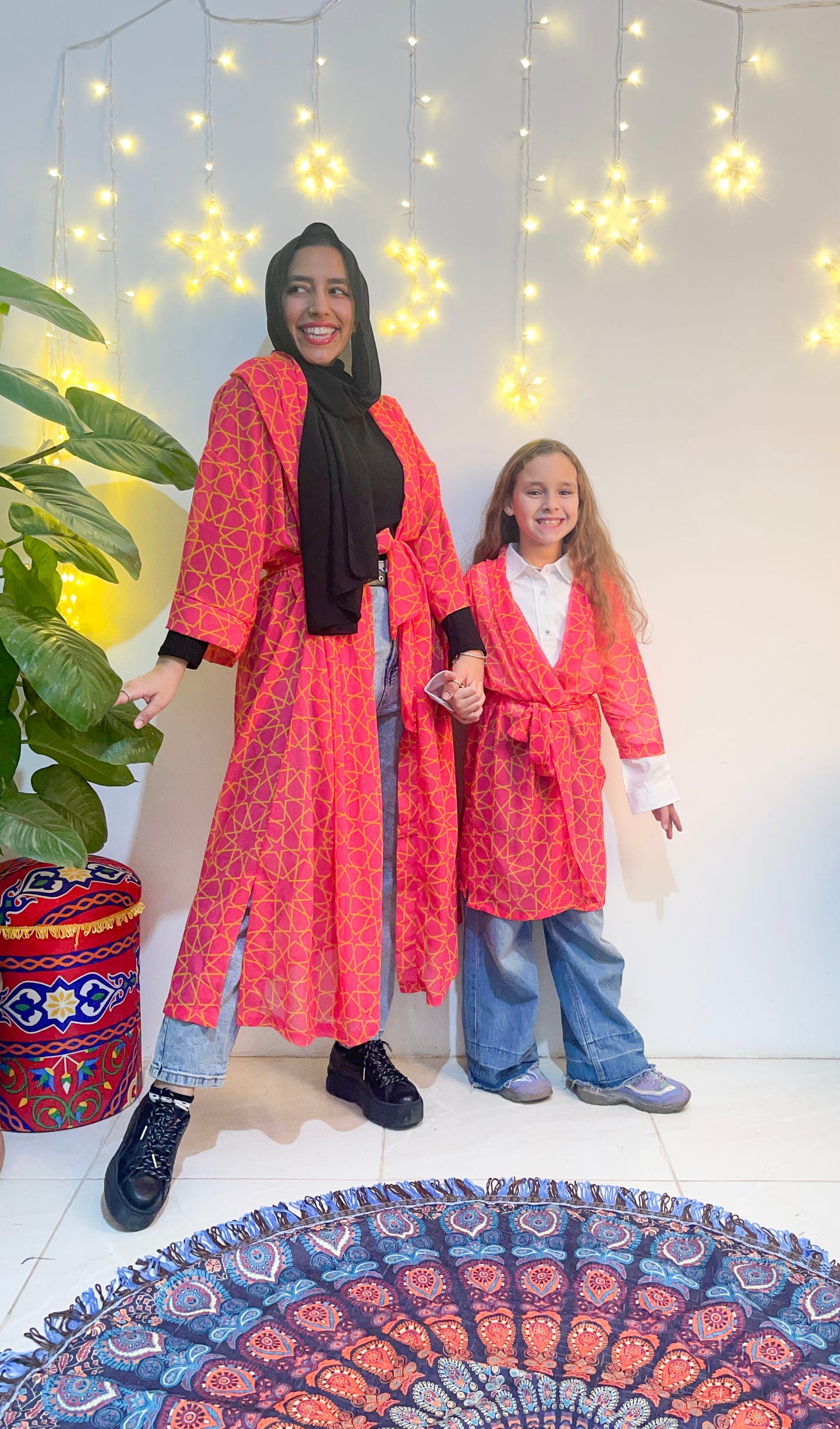 The Pink/Orange Ramadan Kimono