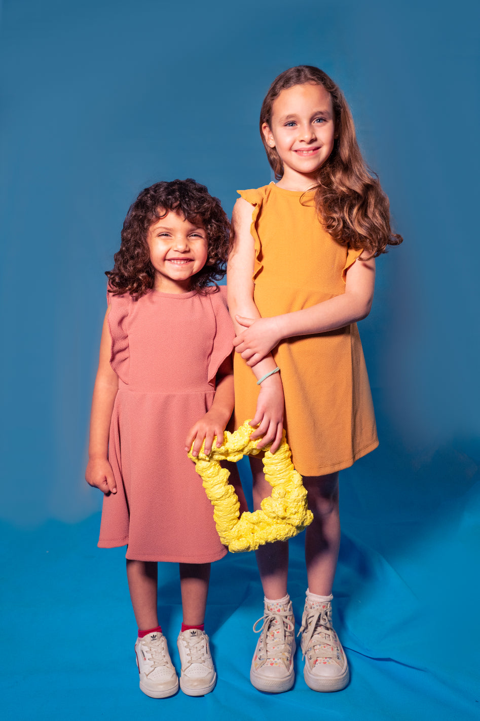 Mustard Ruffled Dress