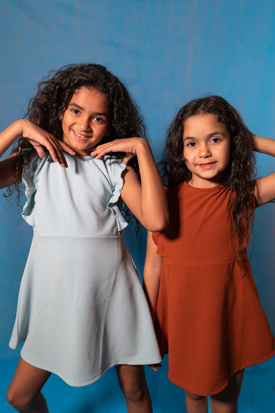 Orange Ruffled Dress