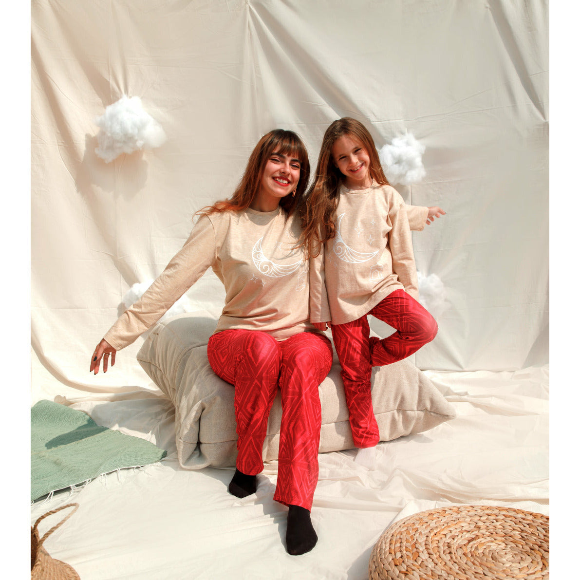 بيجامة رمضان وردية - الأباء