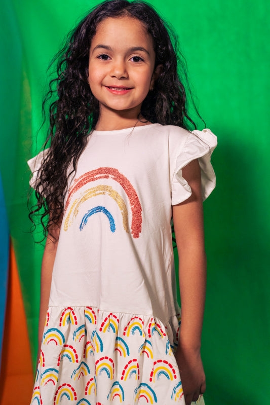 فستان قوس قزح