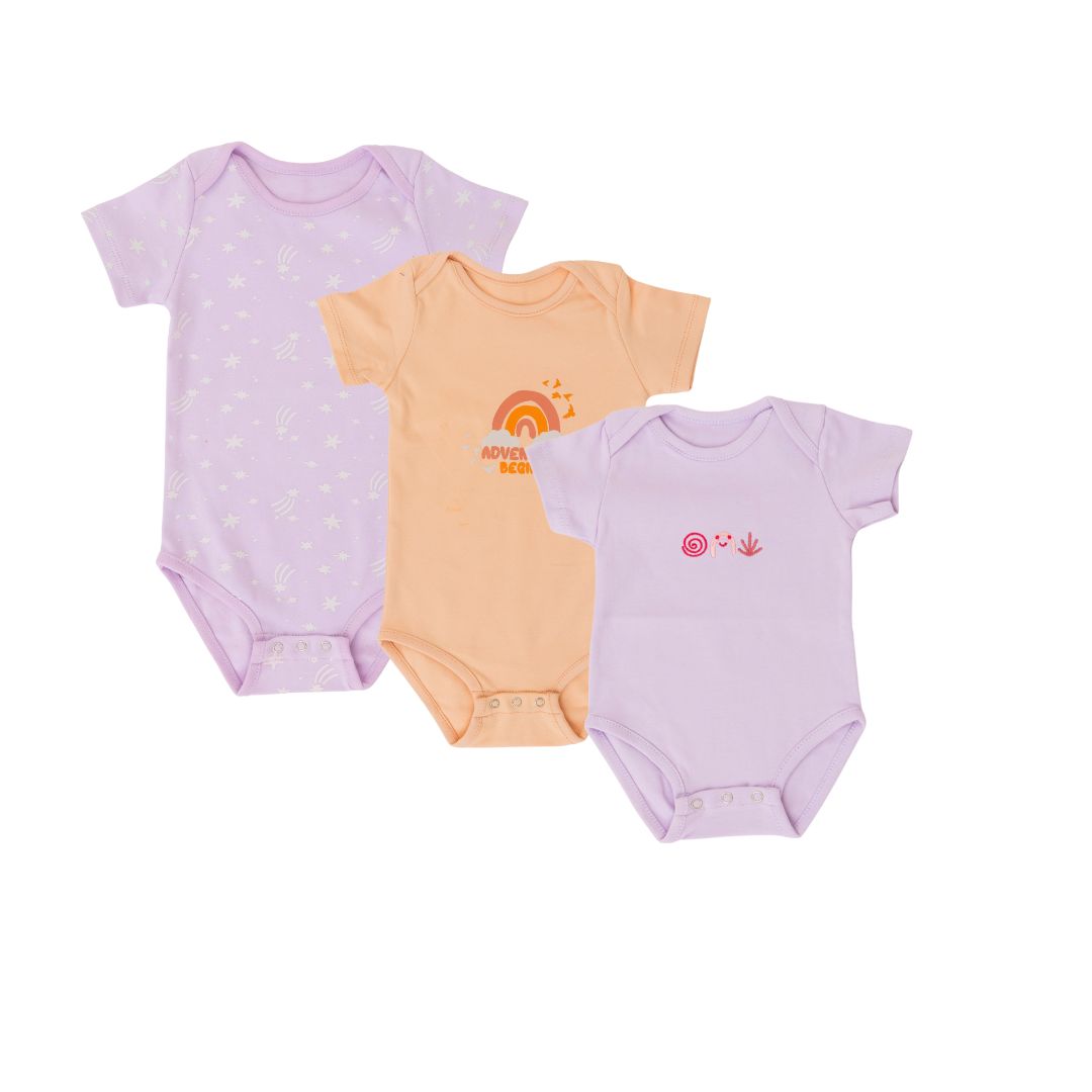 Adventure Awaits Cotton Jersey 3 Piece Baby Set