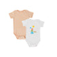 Hello World Cotton Jersey 2 Piece Baby Set