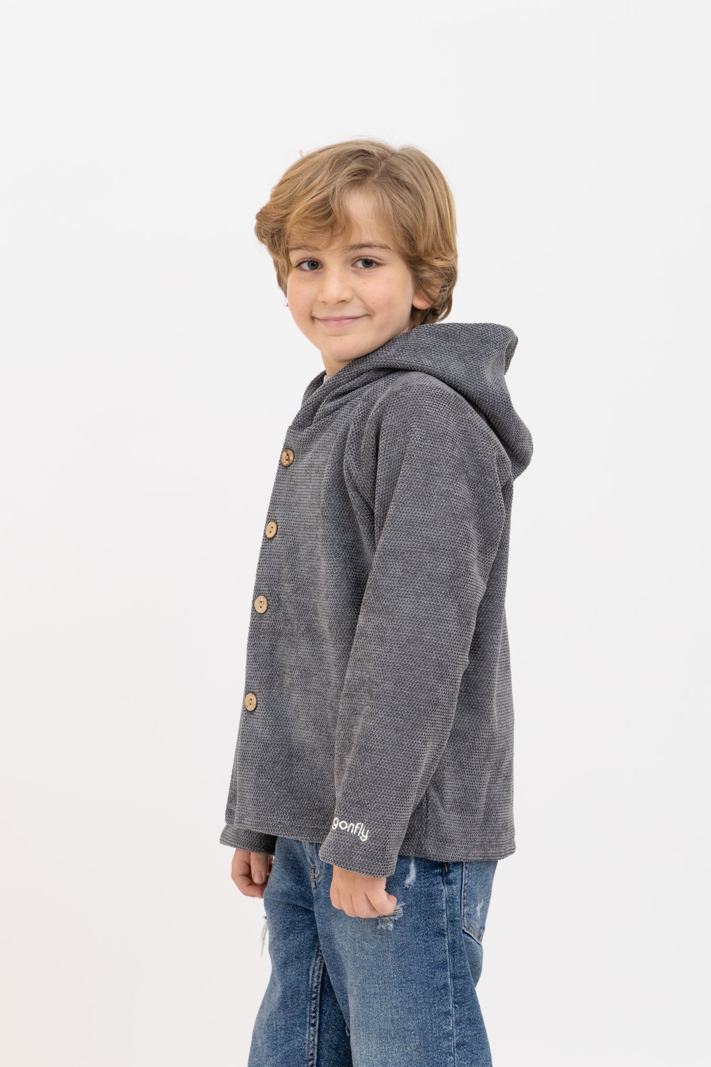 Hooded Jacket - Dark Gray