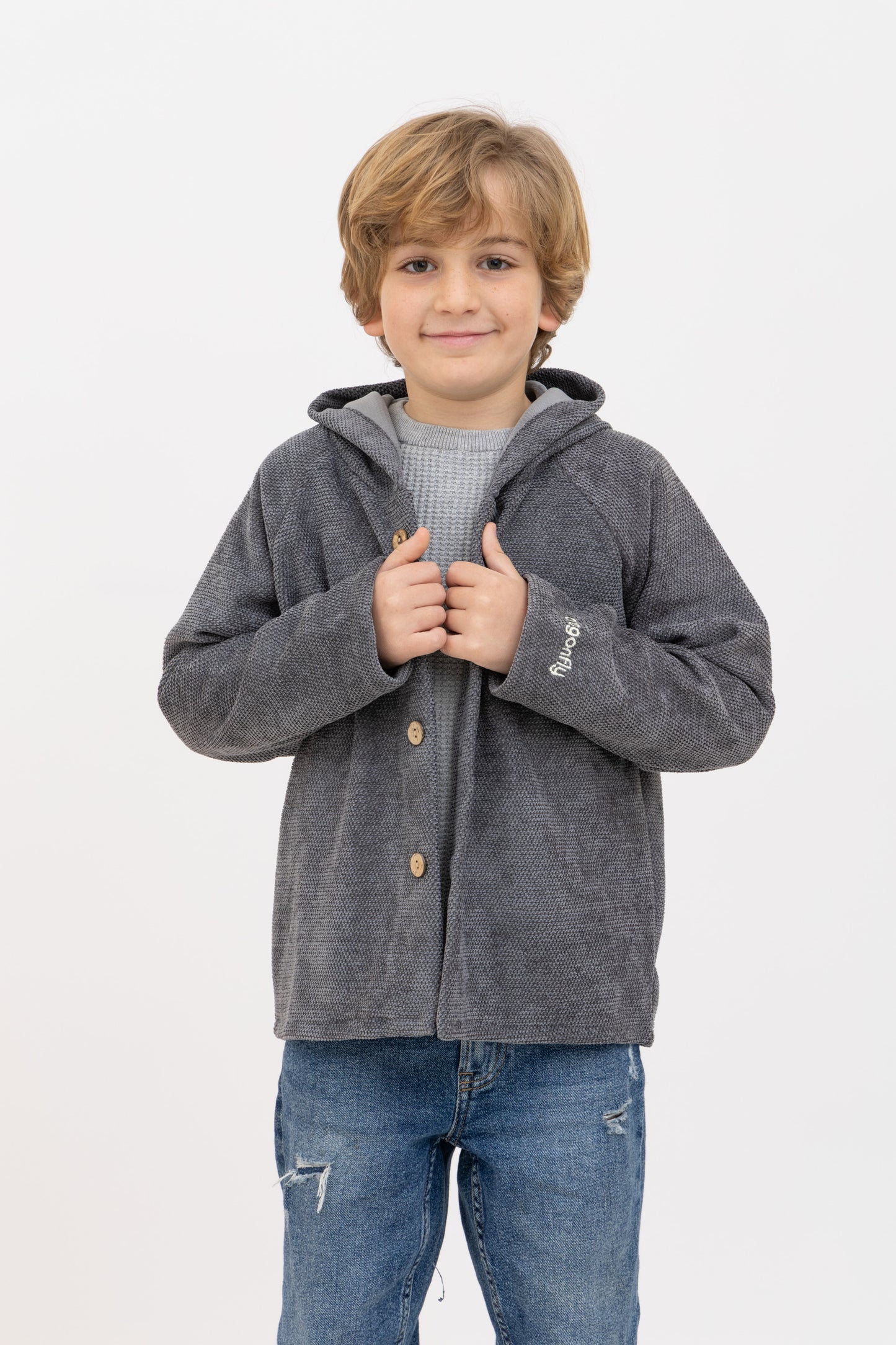 Hooded Jacket - Dark Gray