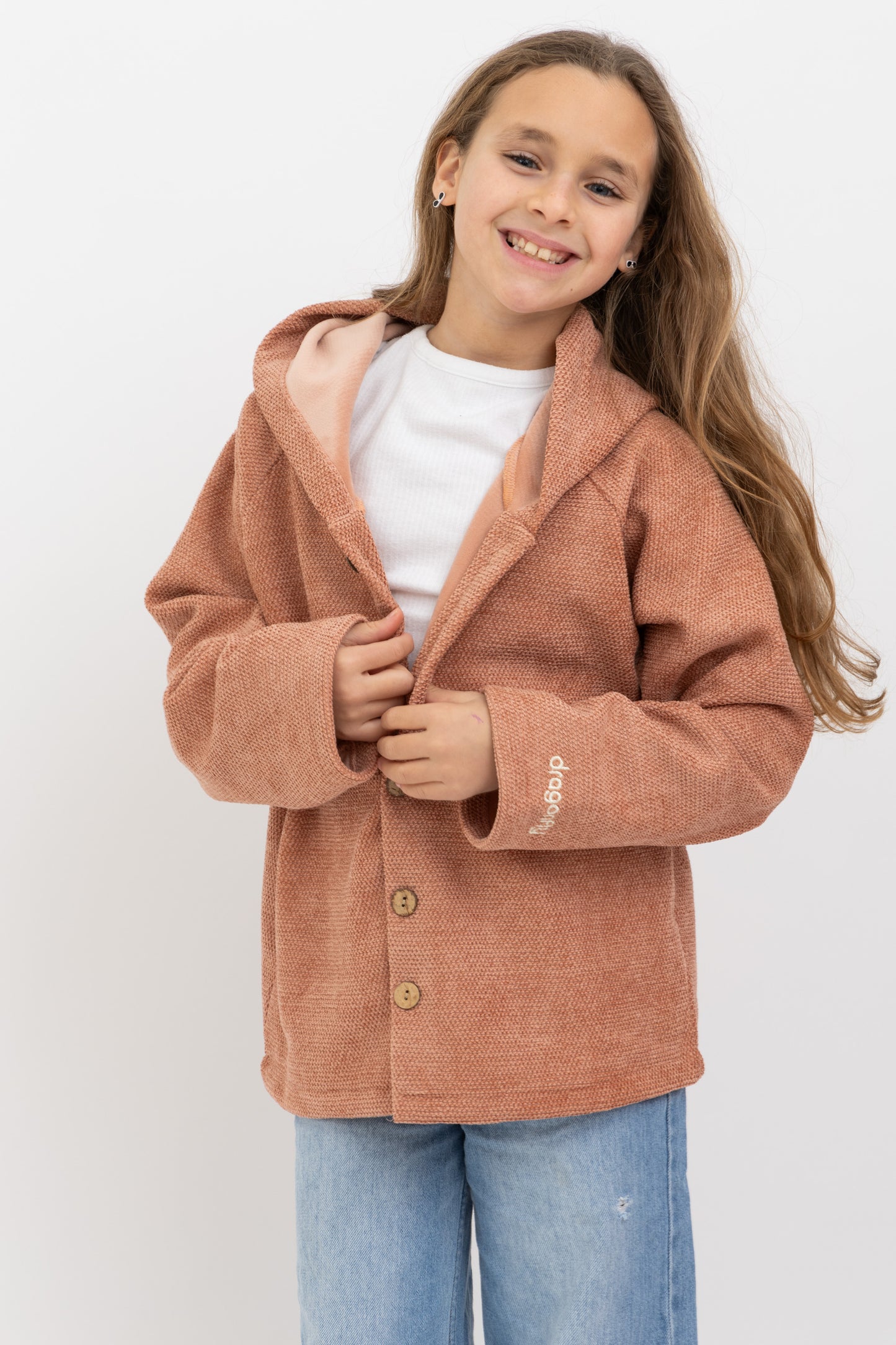 Hooded Jacket - Peach