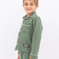 Winter Buttoned PJ - Olive