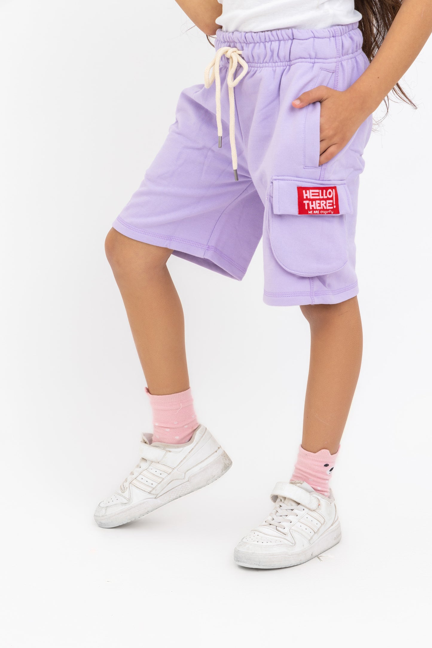 Lilac Hello There! Shorts
