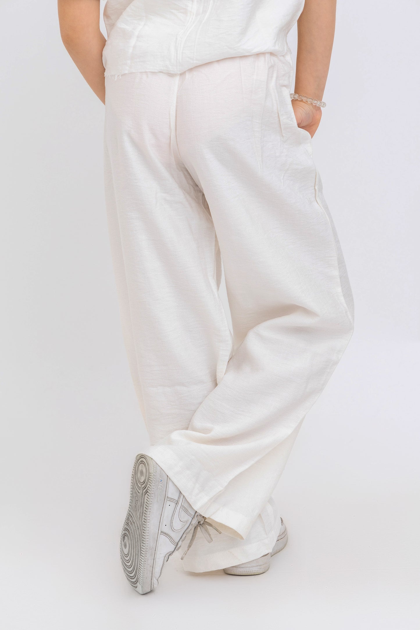 White Linen Pants