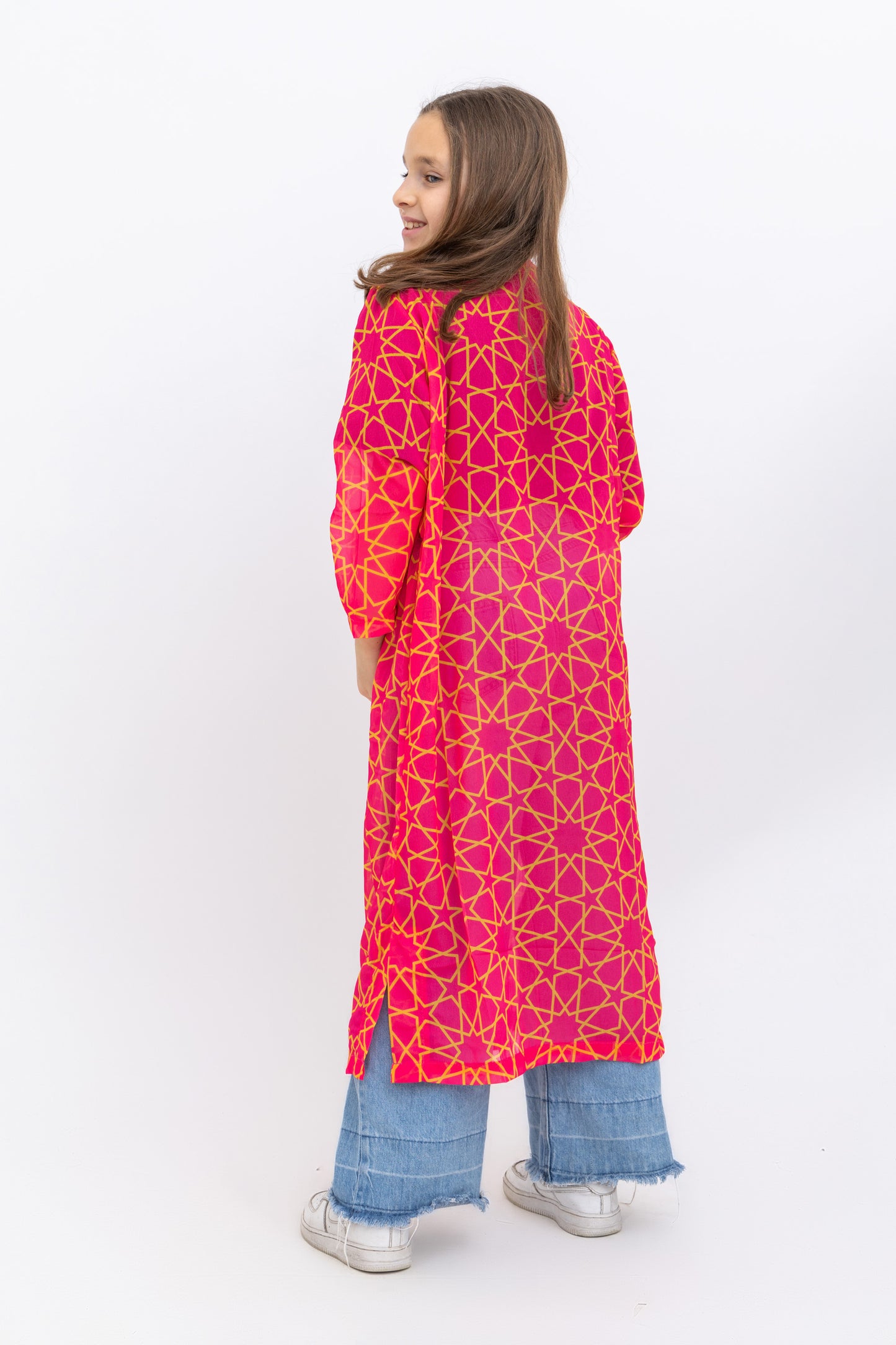 The Pink/Orange Ramadan Kimono