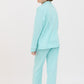 Baby Blue Long Sleeve Button Up PJ