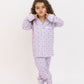 Stars Long Sleeve Button Up PJ