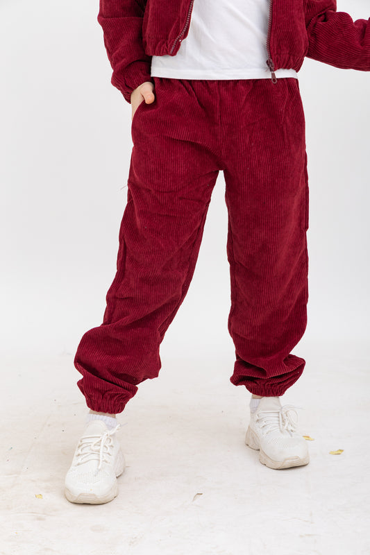 Burgundy Corduroy Pants