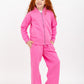 Pink Zipped Sweatshirt Set