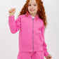 Pink Zipped Sweatshirt Set