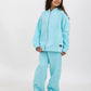 Baby Blue Zipped Sweatshirt Set