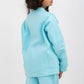 Baby Blue Zipped Sweatshirt Set