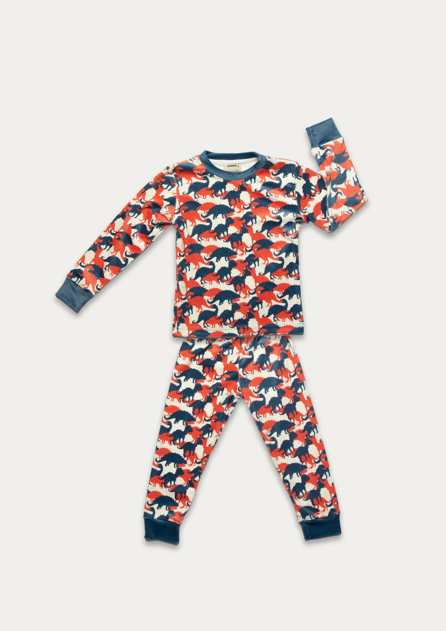 Navy/Orange Dino Attack! PJ