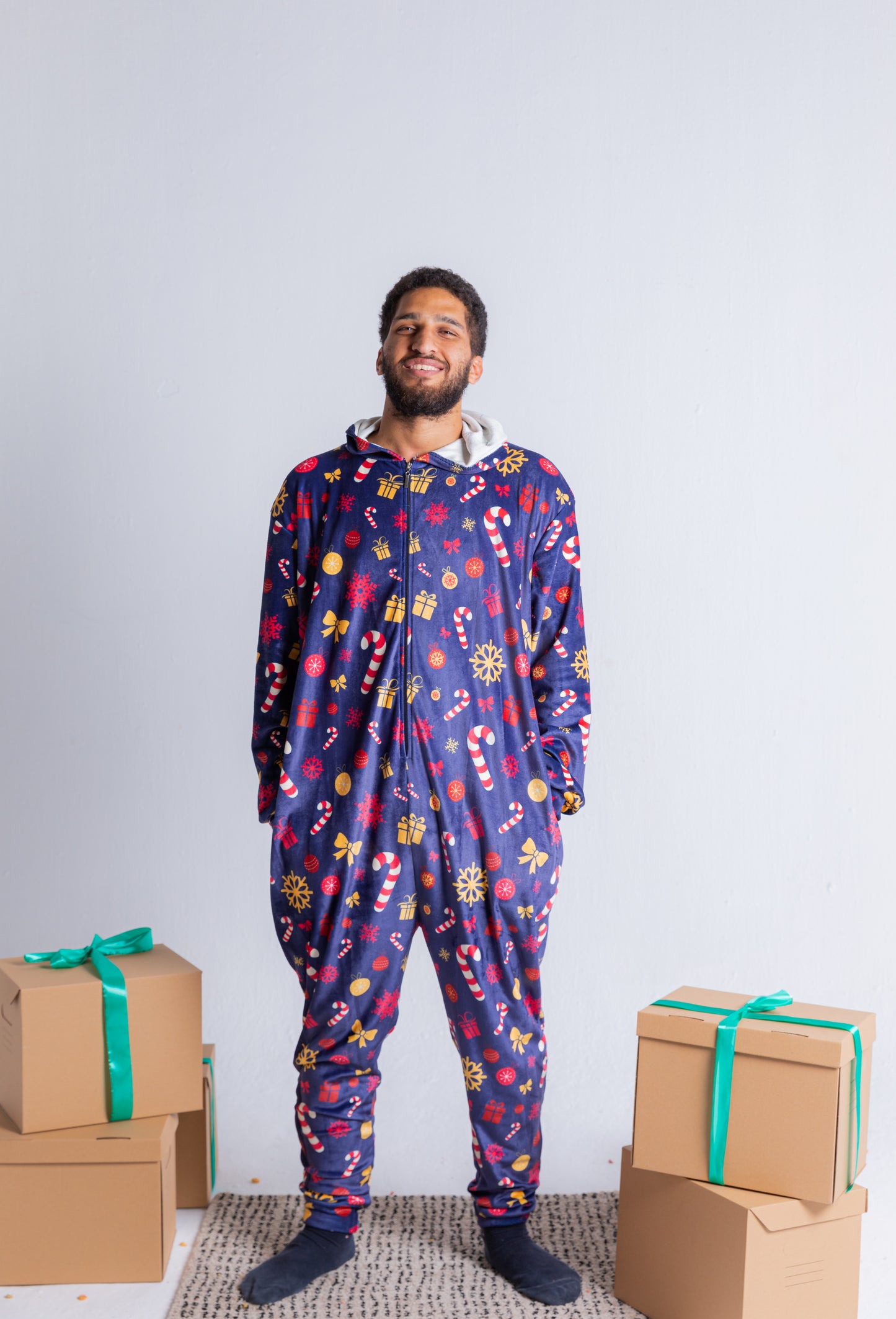 Candy Canes Onesie (Adults)