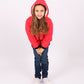 Red Girls Puffer Jacket
