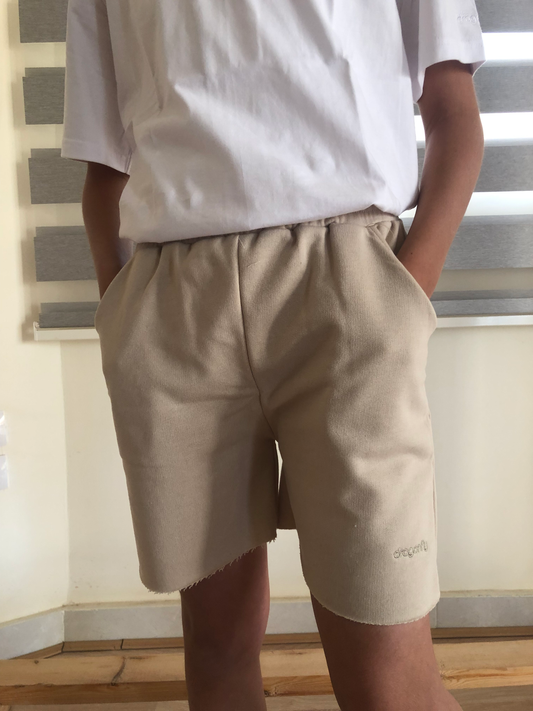 Beige Shorts