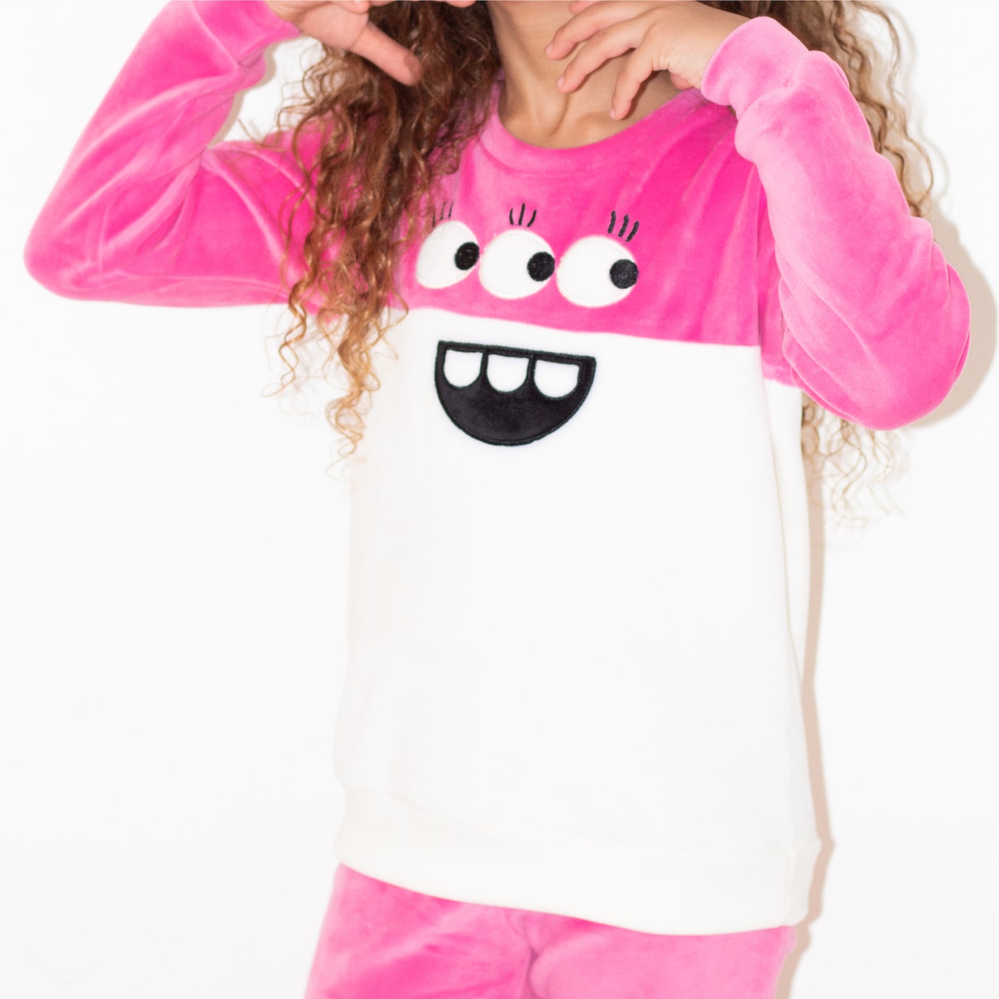 Pink 3-Eyed Monster Pajama