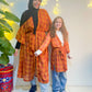The Dark Orange Ramadan Kimono